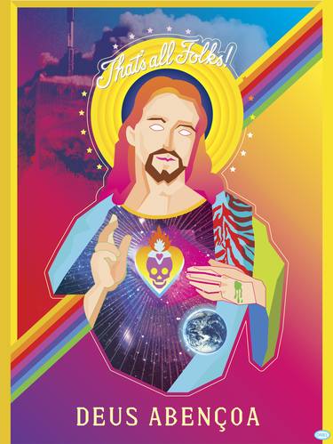 Print of Pop Art Religious Mixed Media by Lucas Oriel