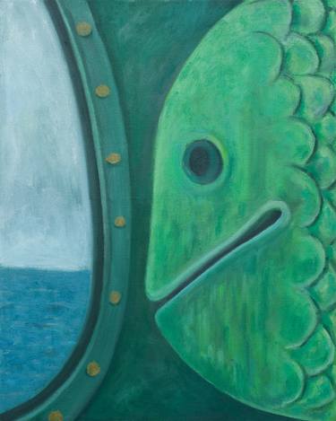 Original Figurative Fish Paintings by Stefan Ringeling