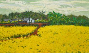 Original Landscape Painting by Nguyen Dinh Long