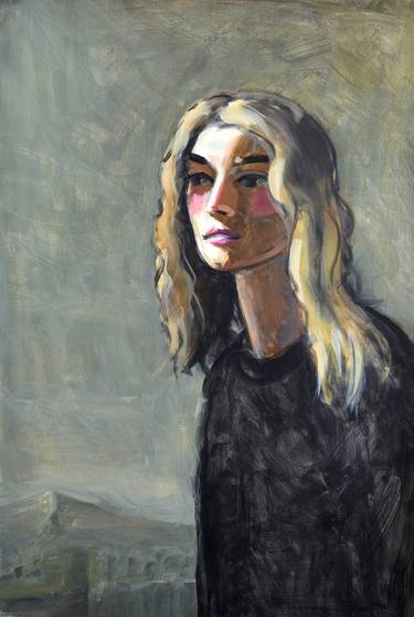 Original Expressionism Women Paintings by Owen Normand