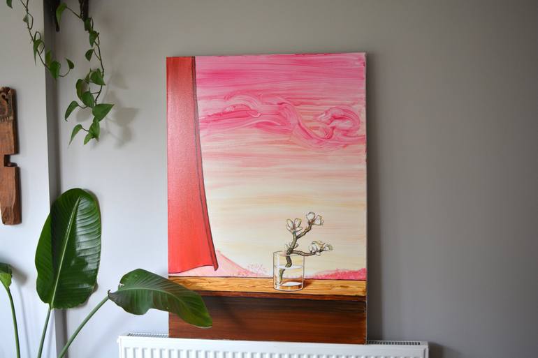 Original Contemporary Floral Painting by Owen Normand
