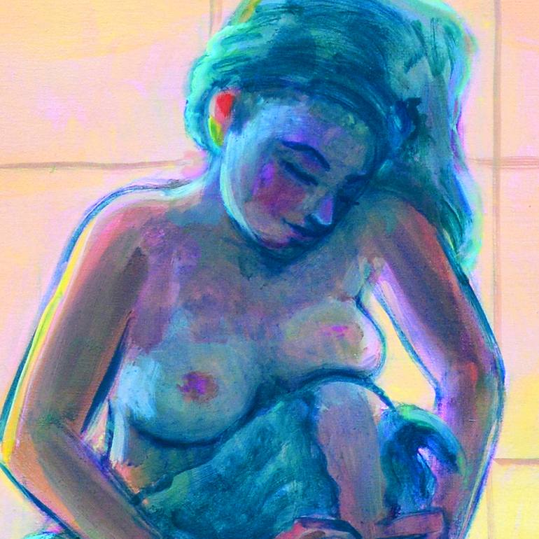 Original Contemporary Women Painting by Owen Normand