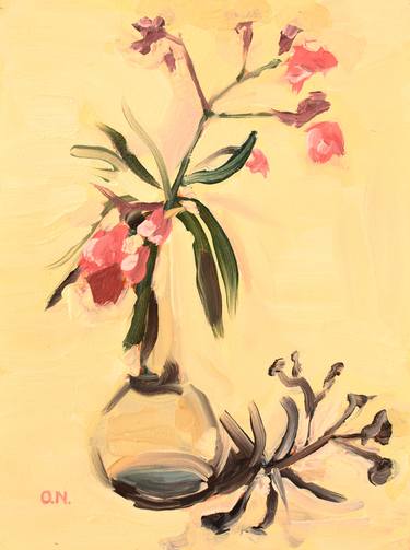 Print of Impressionism Floral Paintings by Owen Normand