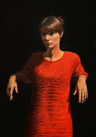 Original Figurative Women Paintings by Owen Normand