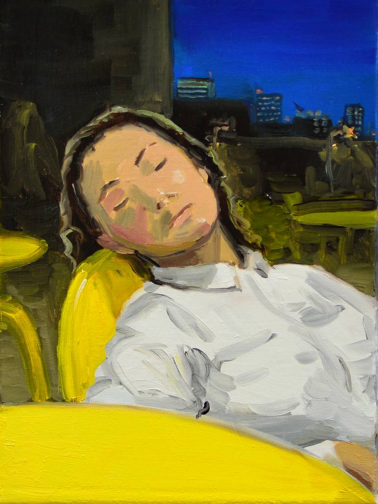 Original Women Painting by Owen Normand | Expressionism Art on Canvas | The Dream