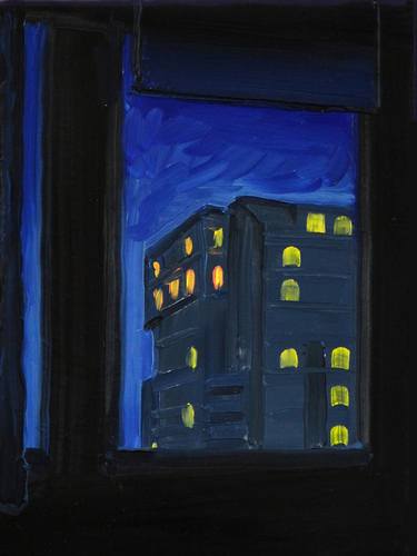 Original Expressionism Architecture Paintings by Owen Normand