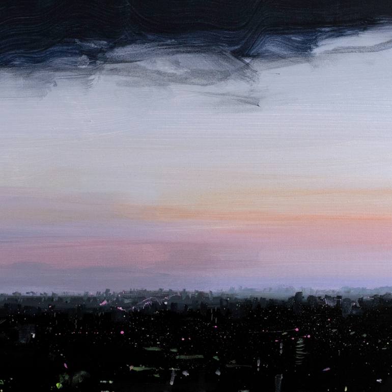 Original Documentary Cities Painting by Owen Normand