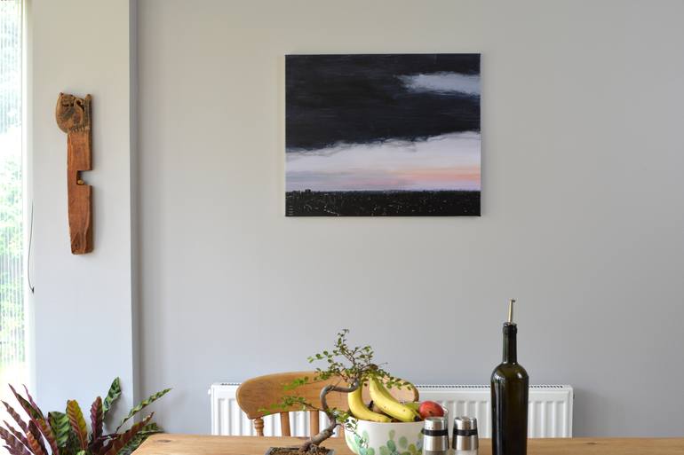 Original Documentary Cities Painting by Owen Normand