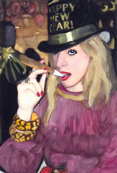 Original Documentary Pop Culture/Celebrity Paintings by Christy Powers