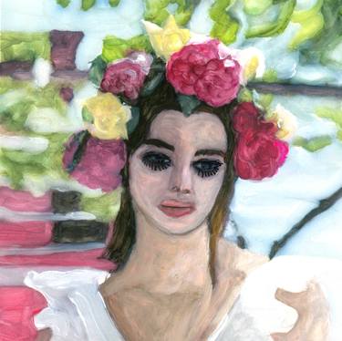 Tina Aumont, flower crown thumb