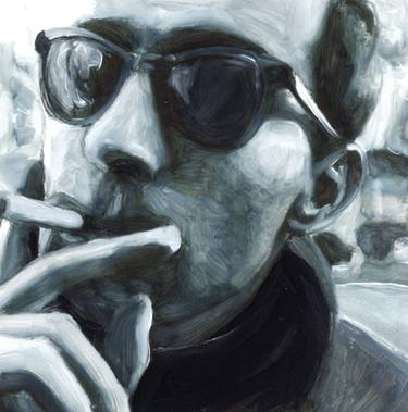 Original Black & White Pop Culture/Celebrity Paintings by Christy Powers