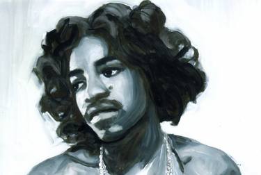 Original Portraiture Pop Culture/Celebrity Painting by Christy Powers