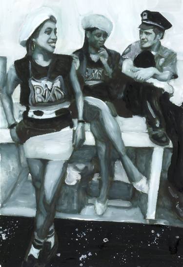 Original Portraiture Pop Culture/Celebrity Painting by Christy Powers