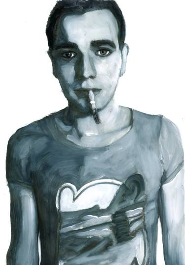 Original Portraiture Pop Culture/Celebrity Painting by Christy Powers