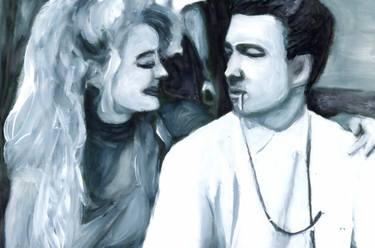 Original Portraiture Pop Culture/Celebrity Painting by Christy Powers