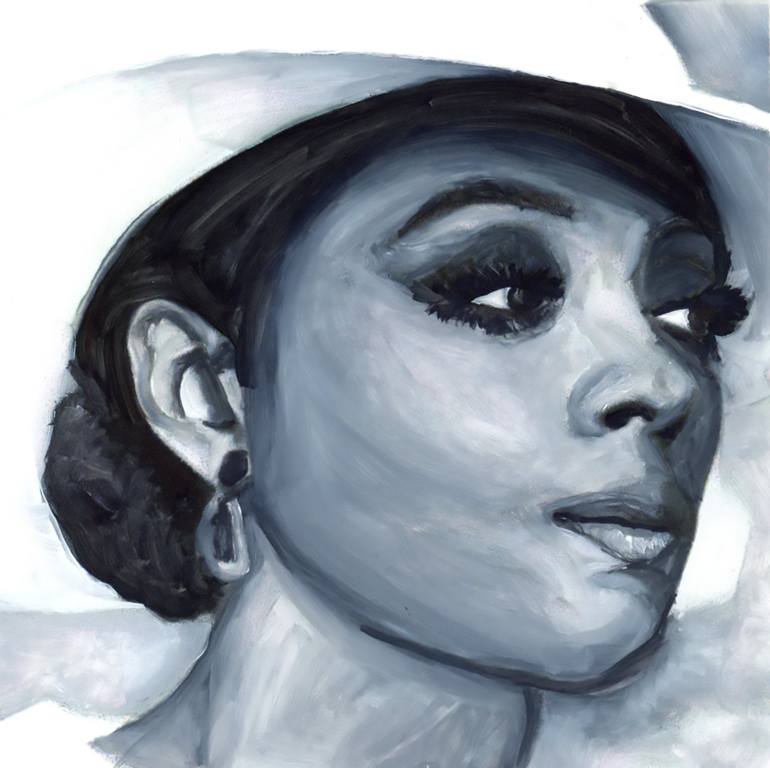 Original Black & White Pop Culture/Celebrity Paintings by Christy Powers