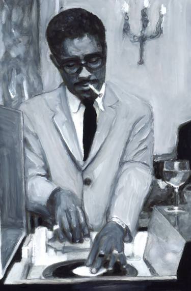 Original Black & White Pop Culture/Celebrity Paintings by Christy Powers