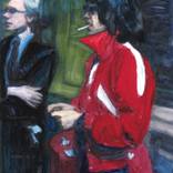 Andy Warhol & Mick Jagger by Christy Powers