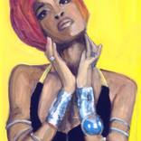 Erykah Badu by Christy Powers