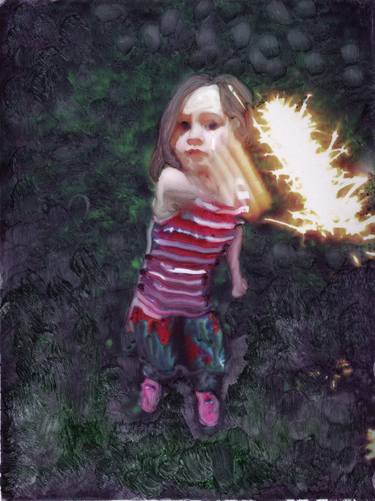 Print of Figurative Children Paintings by Christy Powers