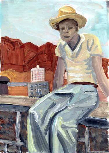 Original Documentary People Paintings by Christy Powers