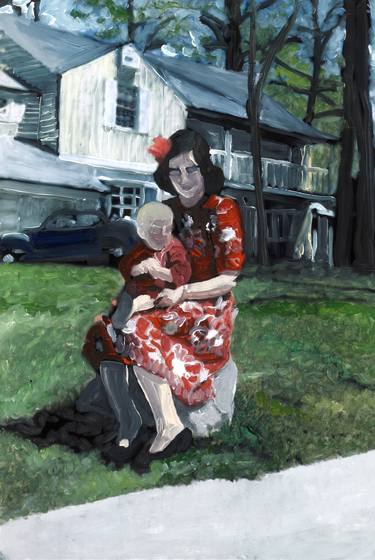 Saatchi Art Artist Christy Powers; Painting, “Mother and Child” #art