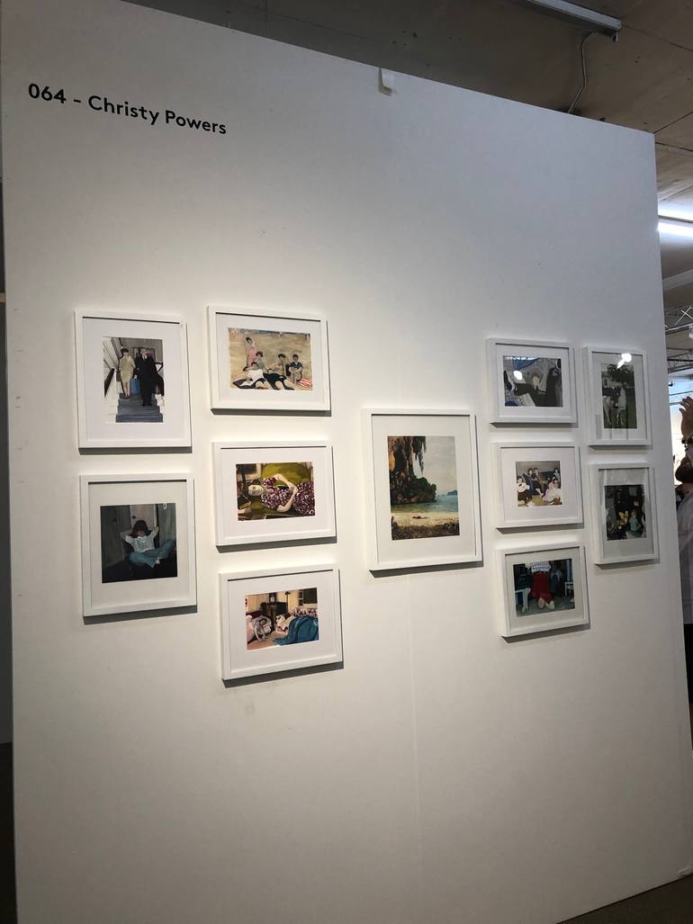 Original Documentary People Painting by Christy Powers