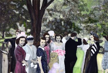 Original Impressionism People Paintings by Christy Powers