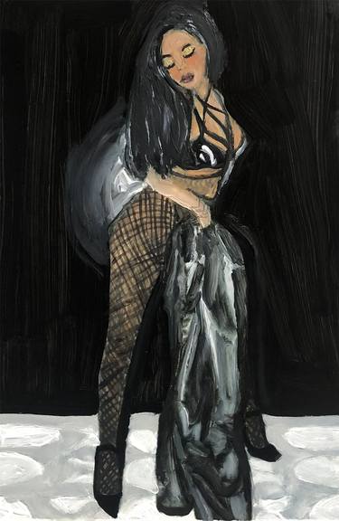 Original Figurative Pop Culture/Celebrity Paintings by Christy Powers