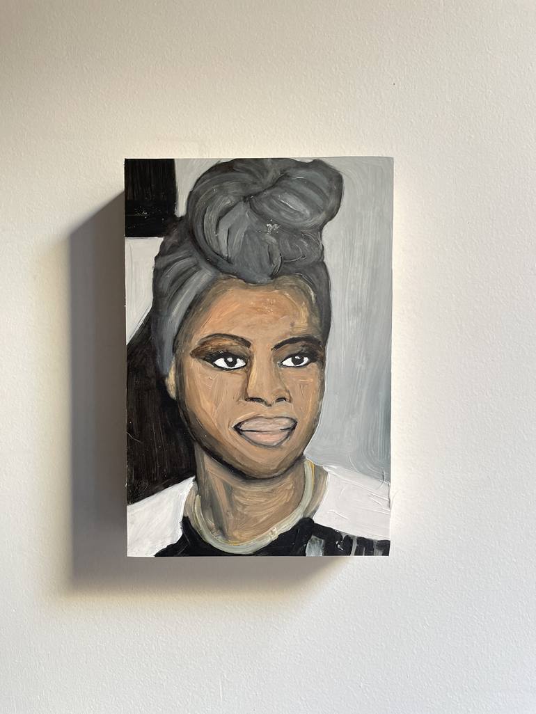 Original Documentary Pop Culture/Celebrity Painting by Christy Powers