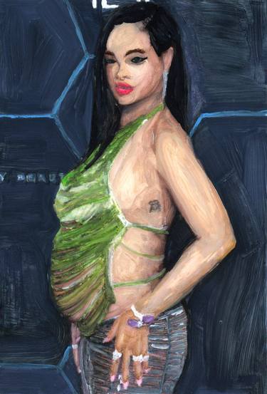 Rihanna pregnant glamour thumb