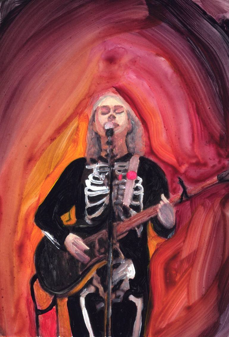 Phoebe Bridgers, performing Painting by Christy Powers | Saatchi Art