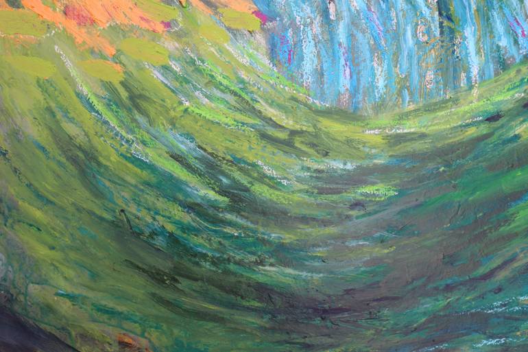 Original Abstract Water Painting by Anna Schueler