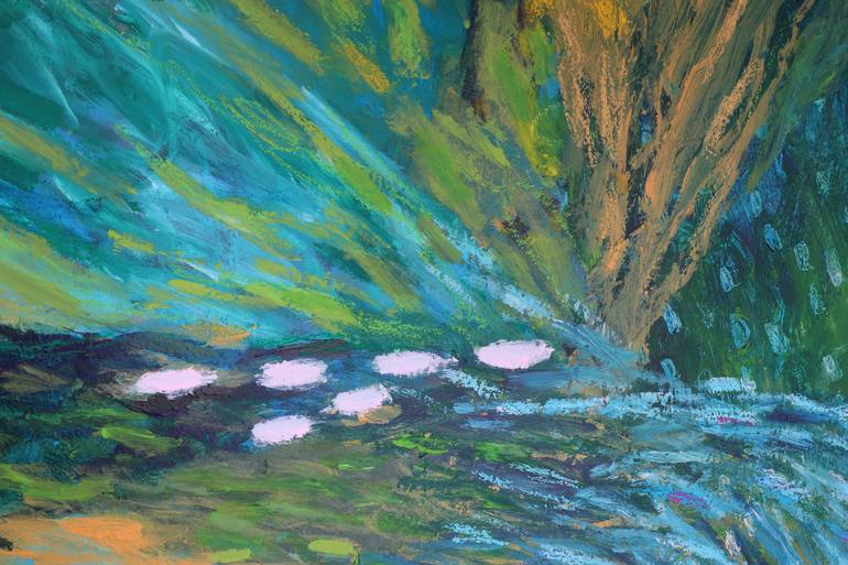 Original Abstract Water Painting by Anna Schueler