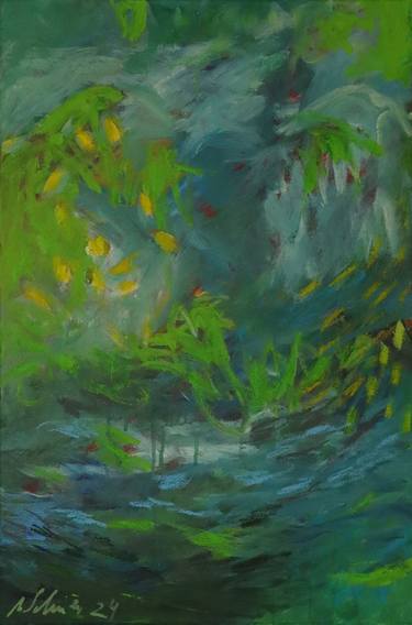 Original Abstract Water Paintings by Anna Schueler