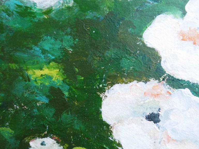 Original Abstract Expressionism Nature Painting by Anna Schueler