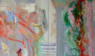 Original Abstract Expressionism Abstract Paintings by Hans Barends