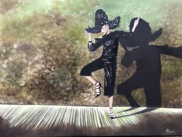 Original Baroque Performing Arts Painting by Marina Kazantseva
