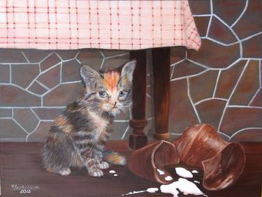 Original Realism Animal Paintings by Marina Kazantseva