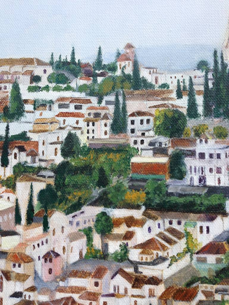 Original Realism Cities Painting by Marina Kazantseva