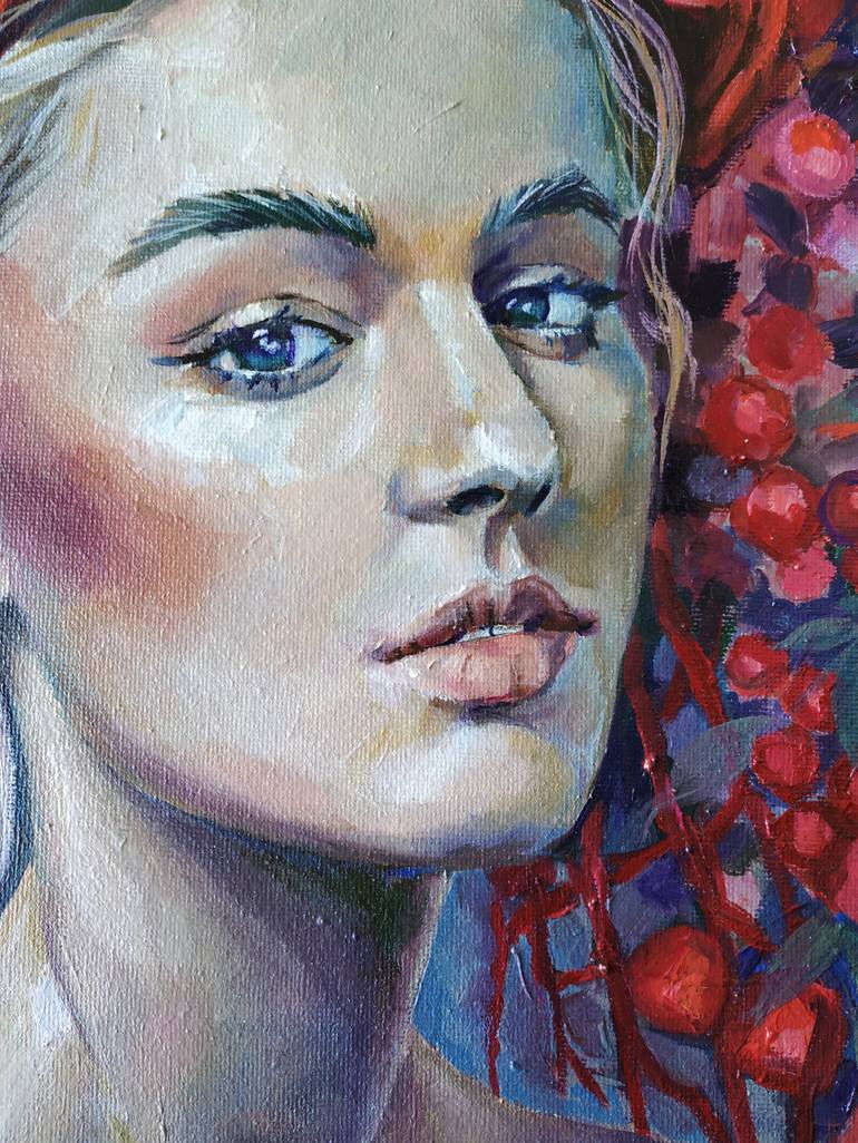 Original Fine Art Women Painting by Iana Nikutina