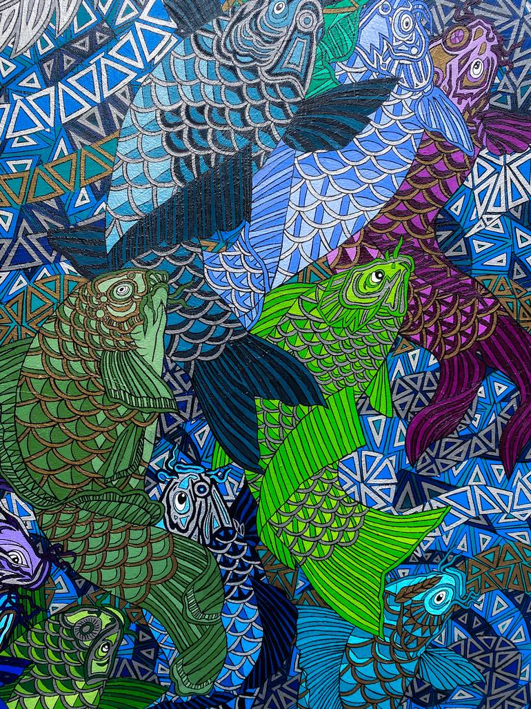 Original Contemporary Classical Mythology Painting by Havva Marta