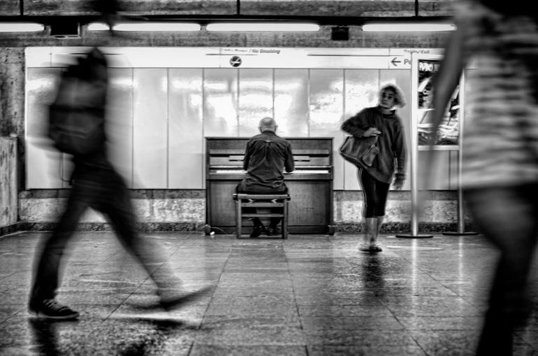 Underground Piano Photography by Leonardo Camacho | Saatchi Art