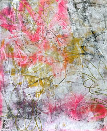 Saatchi Art Artist Fran McNamara; Paintings, “Pink Theme” #art