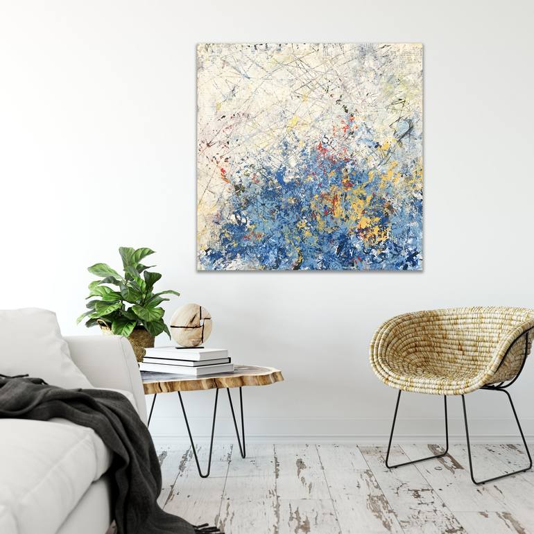 Original Abstract Expressionism Abstract Painting by Fran McNamara