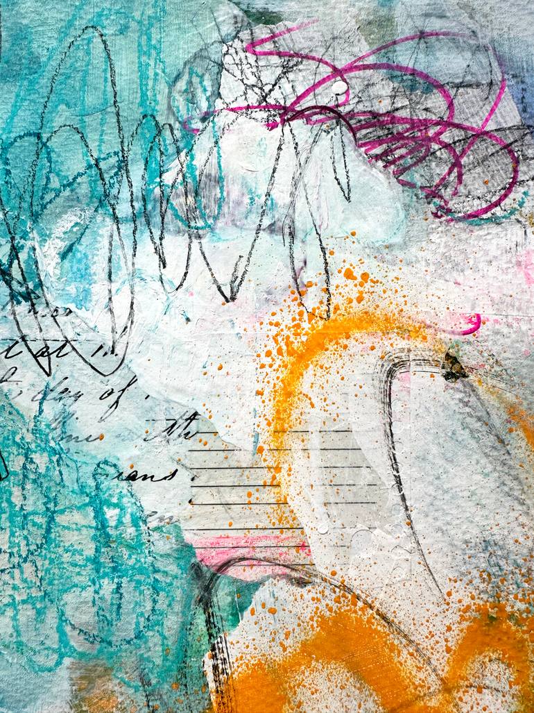 Original Abstract Expressionism Abstract Painting by Fran Mcnamara