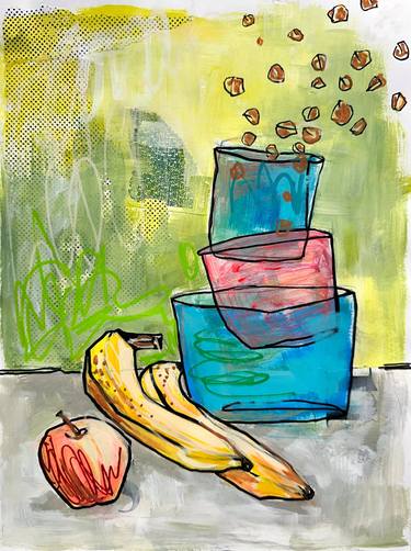 Original Abstract Still Life Paintings by Fran McNamara