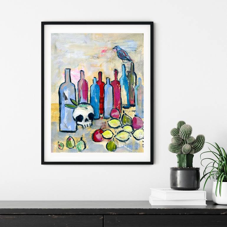 Original Abstract Still Life Painting by Fran McNamara