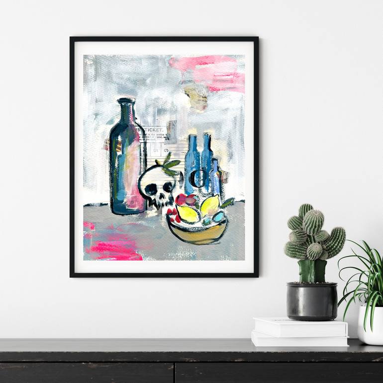 Original Abstract Still Life Painting by Fran McNamara