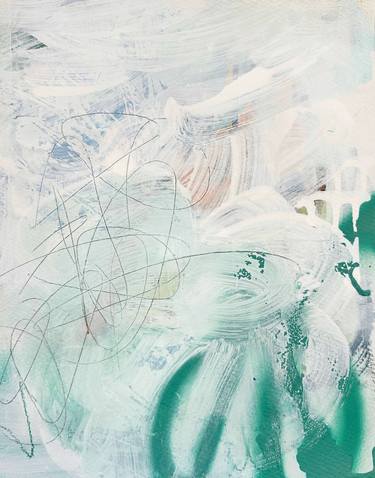Original Abstract Expressionism Abstract Painting by Fran Mcnamara